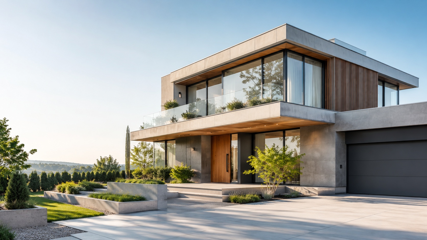 Architekturprojekt von Nordlicht im nördlichen Licht