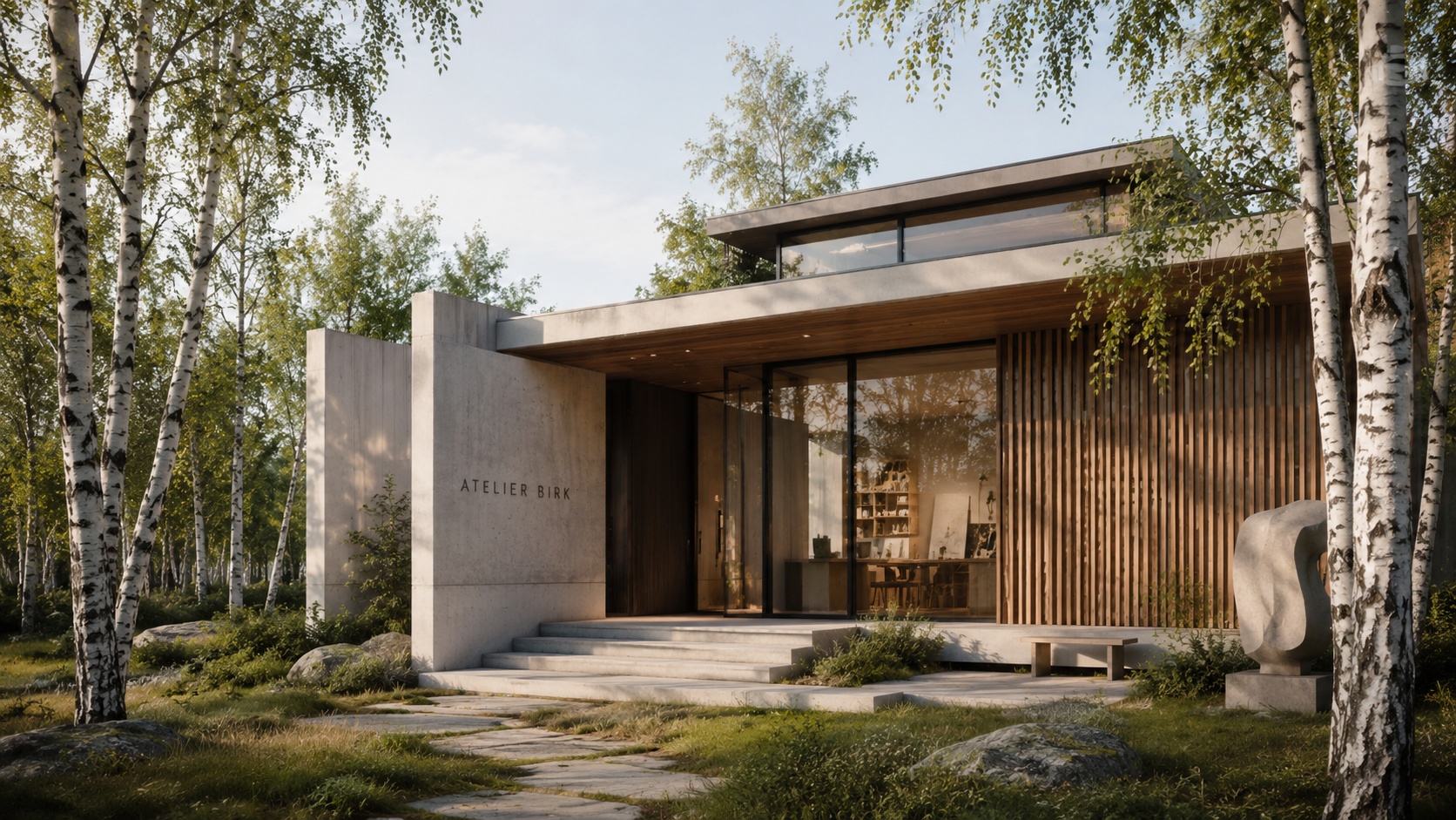 Atelier Birk, Hamburg — Anbau von Nordlicht
