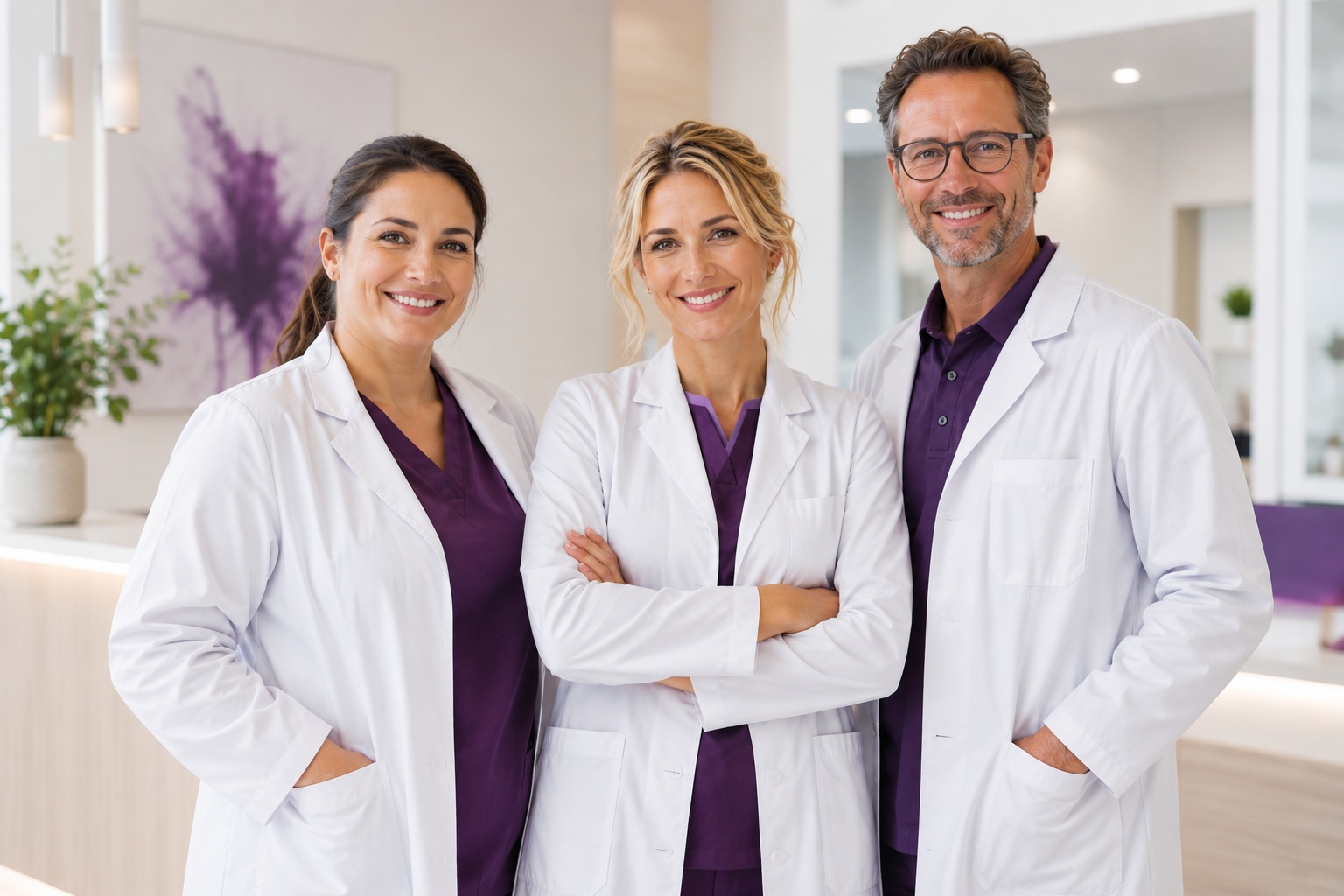 Das freundliche Team der Praxis Aster
